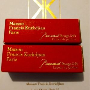 2 Travel Size Baccarat Rouge 540